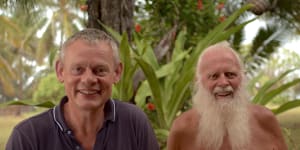 David Glasheen has lived on an island since he lost all his money in the 1987 sharemarket crash.