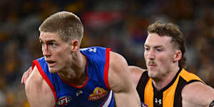 Luke Beveridge says Tim English is contracted at Whitten Oval until 2029.