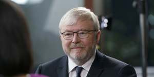 Australia’s former prime minister Kevin Rudd is currently the president of the Asia Society and spends much of his time in New York.