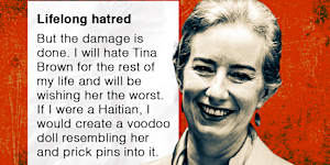 Tina Brown and the letter.