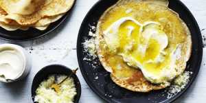 Adam Liaw gives classic lemon and sugar crepes an update.