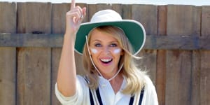 Home coming queen:Kylie Minogue in the Tourism Australia “Matesong” campaign.