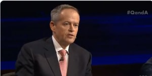 Q&A:Bill Shorten utters the most powerful and personal sentence of the campaign