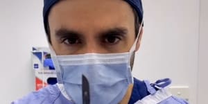 Dr Daniel Aronov was hugely popular on TikTok before his videos were removed.