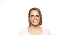 Jelena Dokic,now a Channel Nine tennis commentator.