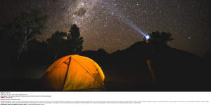 Camping in Warrumbungle National Park is a dream for star-gazers.
