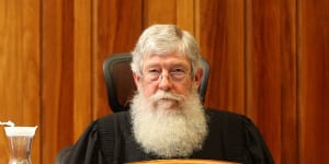The luxuriously-bearded magistrate Roger Prowse. 