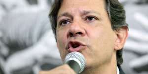 Fernando Haddad,presidential candidate for the Workers'Party.