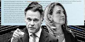 Chris Minns has mentioned the “member for Vaucluse” more than 40 times in this term of parliament