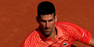 Djokovic marches towards history,doubles pair disqualified over ball kid incident