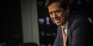 Hard act to follow:Gillon McLachlan. 