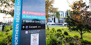 Northern Beaches Hospital.