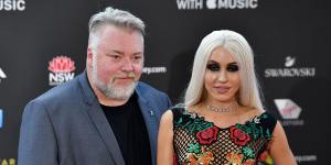 Kyle Sandilands and Imogen Anthony at last year's ARIAs.
