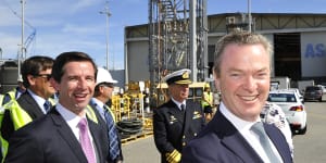 Former defence industry minister Christopher Pyne wanted the submarines built in South Australia.