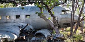 Douglas C-53 Skytrooper wreck from World War I,Vansittart Bay,Kimberley coast.