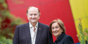John Gandel AC and Pauline Gandel AC are in discussions with the state government over funding the NGV Contemporary. 