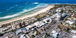 Property prices have risen in the Tweed Valley area,which includes Kingscliff.