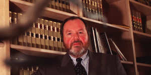 Wayne Haylen,pictured in 2001 after being appointed to the Industrial Court of NSW.
