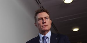 Industry Minister Christian Porter has spoken to reporters in Canberra for the first time since taking on his new portfolio.