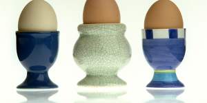 Not just for breakfast:the eggcup was a vital line of defence against avian milk theft.