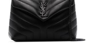 Harris covets this padded Saint Laurent “Loulou” quilted handbag.