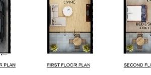 A South Australian floor plan for micro-housing. 