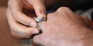 Cronk's $10k premiership ring found in an esky as NRL party gets started