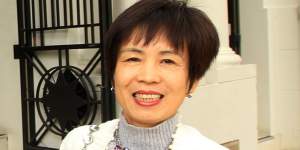 Mr Huang's wife,Fiona Huang.