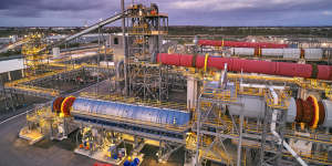 Strategic investment:Tianqi’s lithium hydroxide plant at Kwinana.