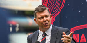 Melbourne chief executive officer Gary Pert.