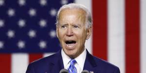 Democratic presidential candidate,former vice-president Joe Biden.