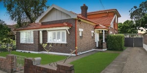 A Californian bungalow in Strathfield on 1119 square metres with a swimming pool and tennis court sold for $4.8 million.