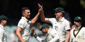 Hazlewood rips through West Indies again as Head century delights home crowd