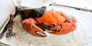 Nice if you can afford it:Salt-baked mud crab comes in at $180 a kilogram.