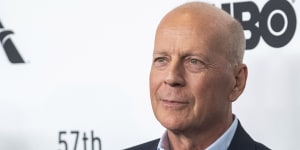 Bruce Willis attends the “Motherless Brooklyn” premiere in 2019.