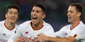 ‘He’s already at the level’:Volpato mounts Socceroos case with goal,assist for Mourinho’s Roma