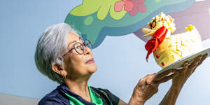 Agnes Lee had to rescue the discarded duck to get the final pic. 