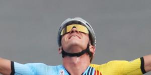 The Olympic champion who survived a puncture and had time for a victory pose