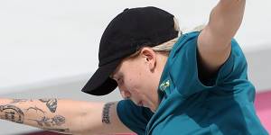 Australia’s Hayley Wilson was knocked out during heat two on day three of the Tokyo Olympics.