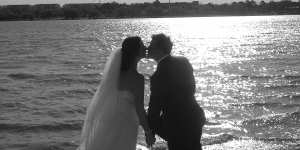 Love on the shores of Lake Burley Griffin.