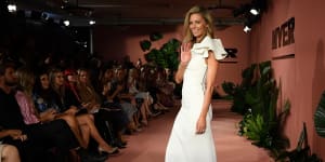 The Goss:Julie Bishop's partner steals Jen Hawkins'spotlight at Myer