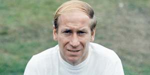 Former England and Manchester United captain,Sir Bobby Charlton. 