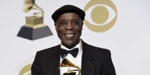 Buddy Guy received the award for best traditional blues album for"The Blues Is Alive and Well"at the 61st annual Grammy Awards in 2019.