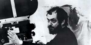 Film director Stanley Kubrick in action in 1971.