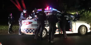 Man'rams police car',crashes stolen vehicle at Mt Coot-tha