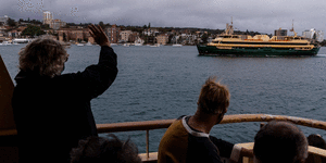 Freshwater ferry farewell GIF