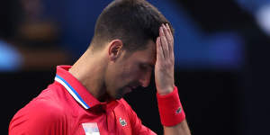 Novak Djokovic fell to young Australian Alex de Minaur in a shock loss at the United Cup.