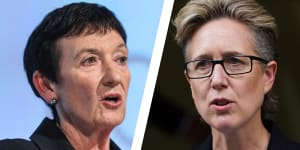Business Council chief Jennifer Westacott,left,and ACTU secretary Sally McManus,right,have broadly agreed on the expansion of Australia’s migration program,but business and unions differ on the conditions and wages of skilled migration visas. 