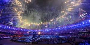 The London 2012 opening ceremony.