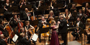 Soprano Siobhan Stagg performs with the MSO.
